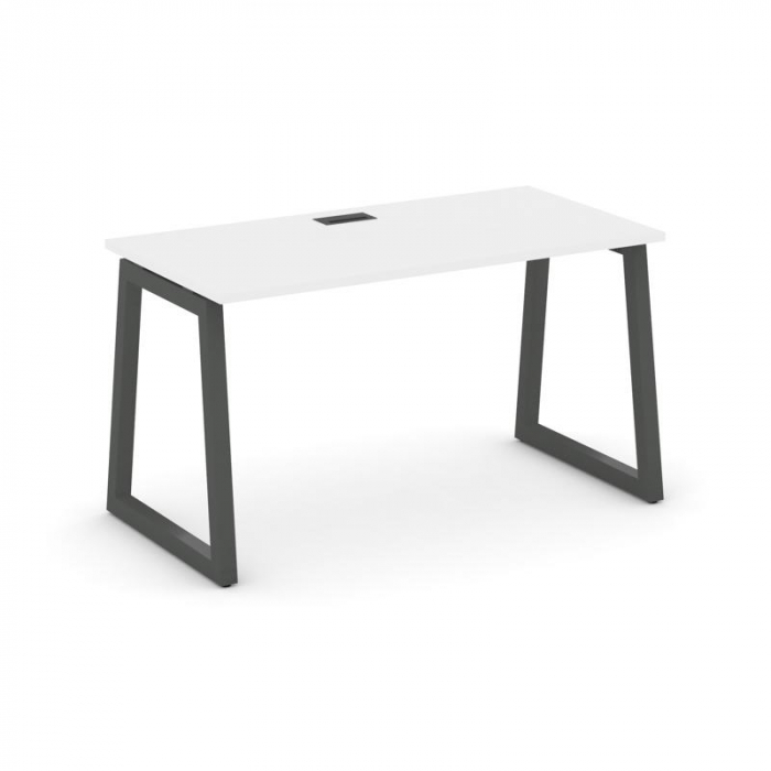 Style Project Стол письменный SN-5T1.SP-001 Белый/Металл Антрацит/Черный Пластик 980*600*750