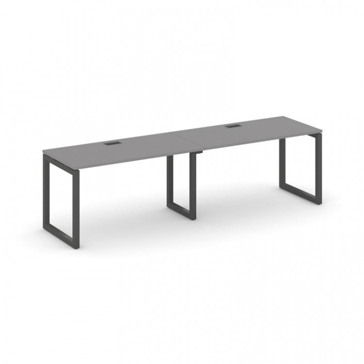 Стайл Проджект Рабочая станция односторонняя SN-5O.ORS-013 Серый Пепел/Металл Антрацит 2760*700*750