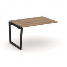 Style Project Проходной наб. элем. перег. стола SN-5T2.NSPRG-003.3 Дуб Табак/Металл Черный 1380*980*