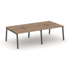 Style Project Рабочая станция 2-х сторон. SN-5A.DRS-051 Дуб Табак/Металл Антрацит 1960*1632*750