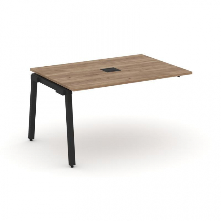 Style Project Проходной наб. элем. перег. стола SN-5A.NSPRG-003 Дуб Табак/Металл Черный 1380*980*750