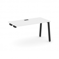 Style Project Стол-приставка к опор. элем. SN-5A.OPRS-013 Белый/Металл Черный 1380*700*750