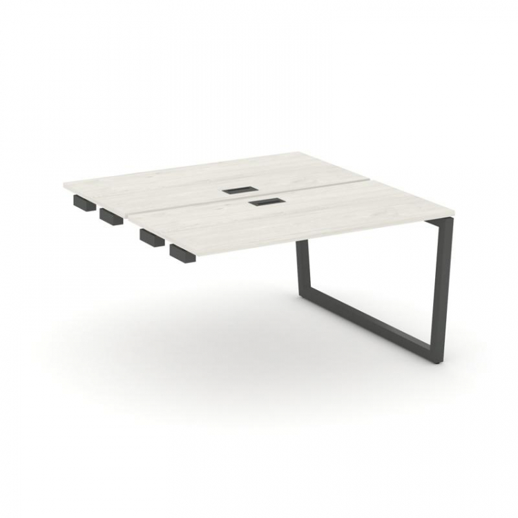 Style Project Стол-приставка к опор. элем. SN-5T2.DPRS-012 Дуб Наварра/Металл Антрацит/Черный Пласти