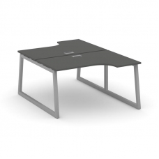 Style Project Рабочая станция эргоном. SN-5T1.DRPA-012 Антрацит/Металл Серый/Заглушка Пластик Серебр