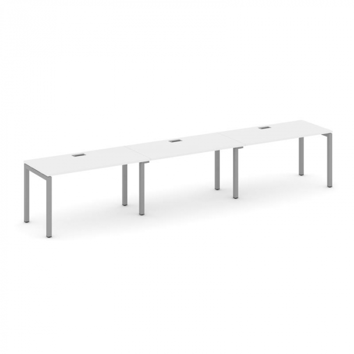 Style Project Рабочая станция 1 сторон. SN-5P.ORS-052 Белый/Металл Серый 3540*800*750