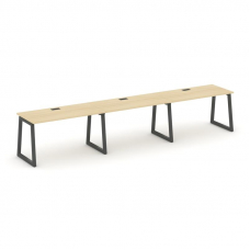 Style Project Рабочая станция 1 сторон. SN-5T1.ORS-044 Акация Лорка/Металл Антрацит/Заглушка Пластик