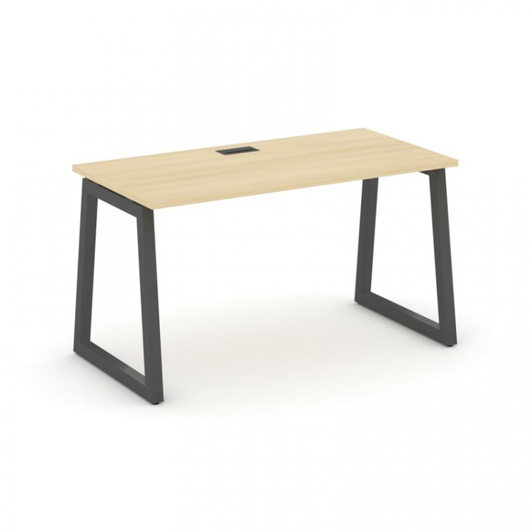 Style Project Стол письменный SN-5T1.SP-001 Акация Лорка/Металл Антрацит/Заглушка Пластик Черный 980