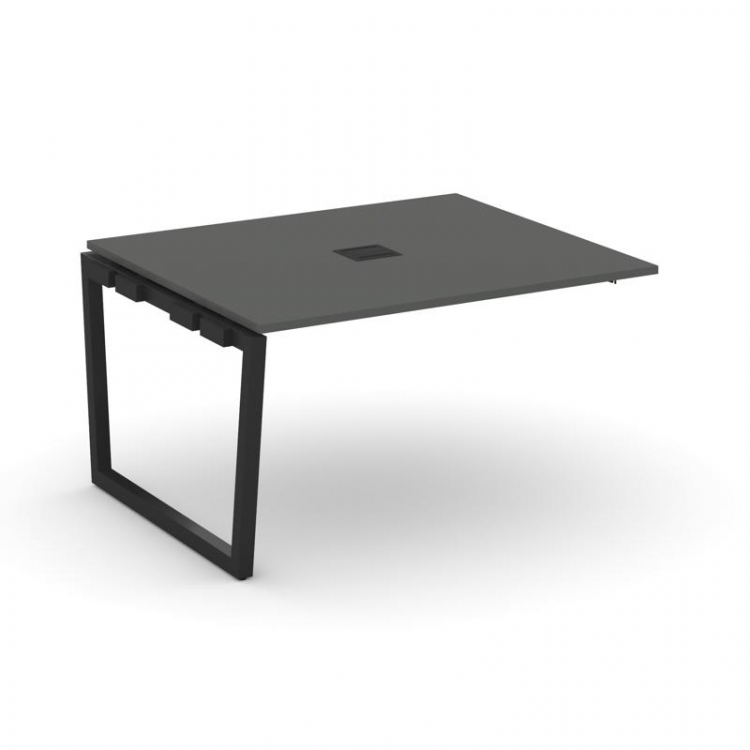 Style Project Проходной наб. элем. перег. стола SN-5T2.NSPRG-034 Антрацит/Металл Черный/Заглушка Мет