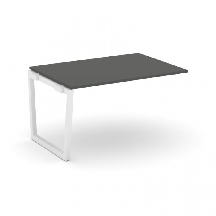 Style Project Проходной наб. элем. перег. стола SN-5T2.NSPRG-003.3 Антрацит/Металл Белый 1380*980*75