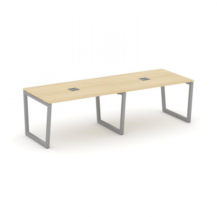 Style Project Стол переговорный SN-5T2.SPRG-014 Акация Лорка/Металл Серый/Заглушка Металл Серый 3160
