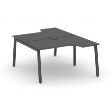 Style Project Рабочая станция эргоном. SN-5A.DRPA-002 Антрацит/Металл Антрацит 1580*1232/1992*750