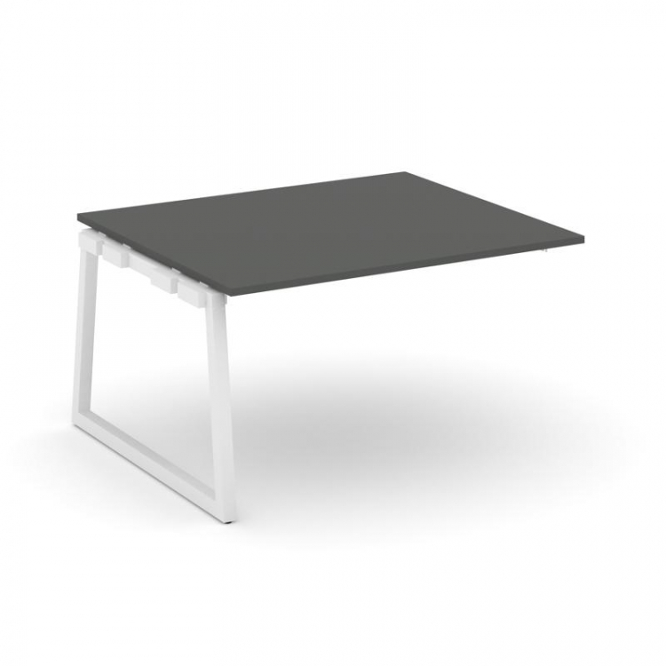 Style Project Проходной наб. элем. перег. стола SN-5T1.NSPRG-034.3 Антрацит/Металл Белый 1580*1180*7