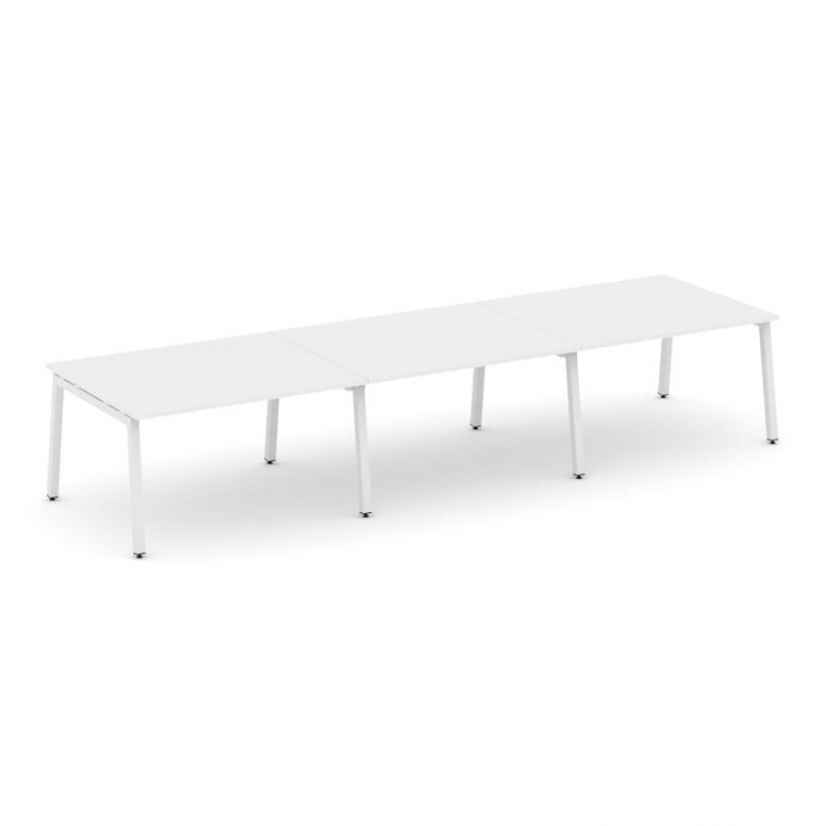 Style Project Стол переговорный SN-5A.SPRG-052.3 Белый/Металл Белый 3540*1180*750