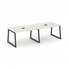 Style Project Стол переговорный SN-5T1.SPRG-013 Дуб Наварра/Металл Антрацит/Заглушка Металл Антрацит