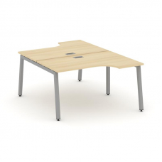 Style Project Рабочая станция эргоном. SN-5A.DRPA-011 Акация Лорка/Металл Серый 1380*1432/1992*750