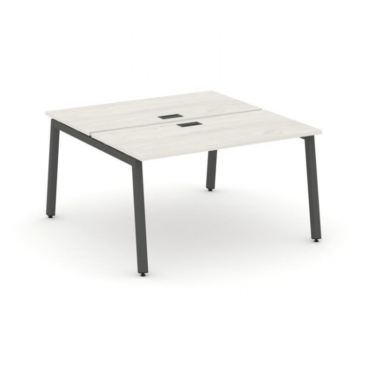 Style Project Рабочая станция 2-х сторон. SN-5A.DRS-003 Дуб Наварра/Металл Антрацит 1380*1232*750