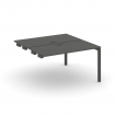 Style Project Стол-приставка к опор. элем. SN-5P.DPRS-013 Антрацит/Металл Антрацит 1380*1432*750