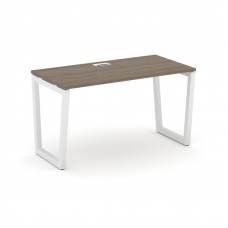 Style Project Стол письменный SN-5T2.SP-014 Вяз Благородный/Металл Белый/Заглушка Пластик Белый 1580