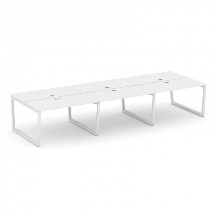 Стайл Проджект Рабочая станция 2-х сторон. SN-5T2.DRS-061 Белый/Металл Белый/Заглушка Пластик Белый