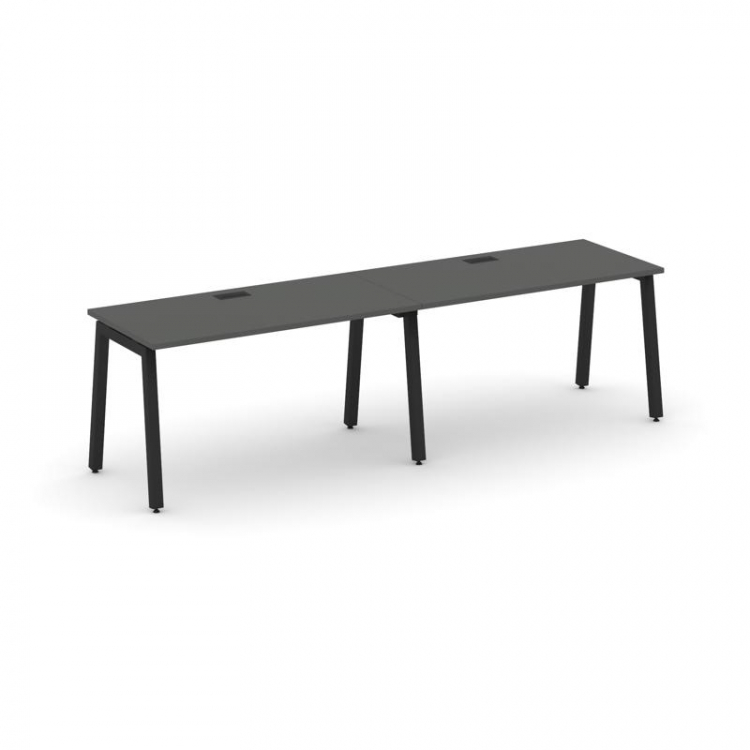 Style Project Рабочая станция 1 сторон. SN-5A.ORS-023 Антрацит/Металл Черный 2760*800*750