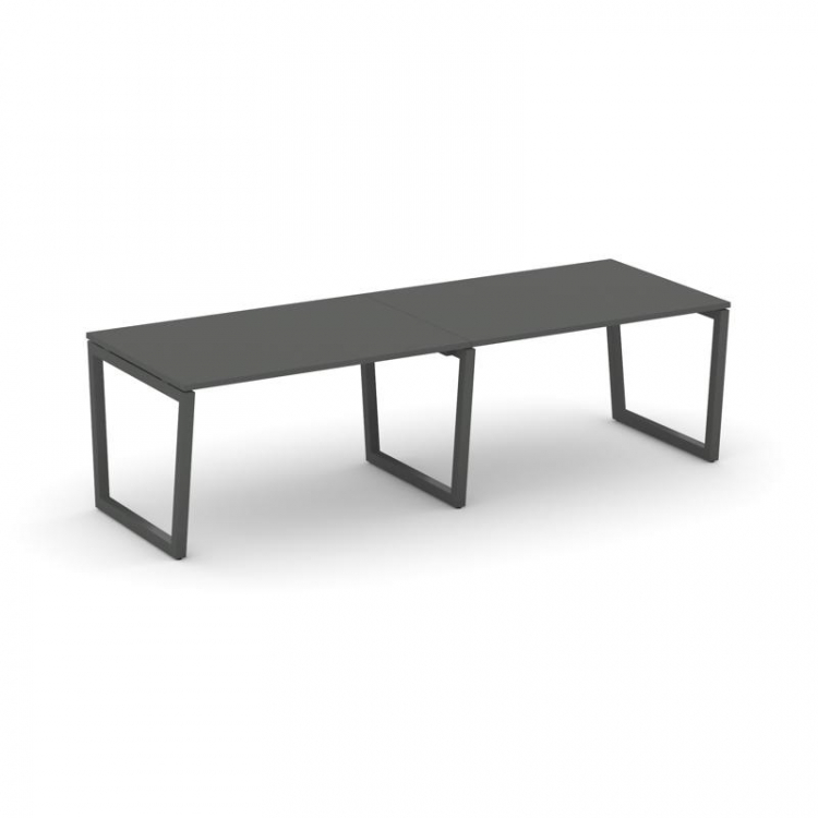 Style Project Стол переговорный SN-5T2.SPRG-013.3 Антрацит/Металл Антрацит 2760*980*750
