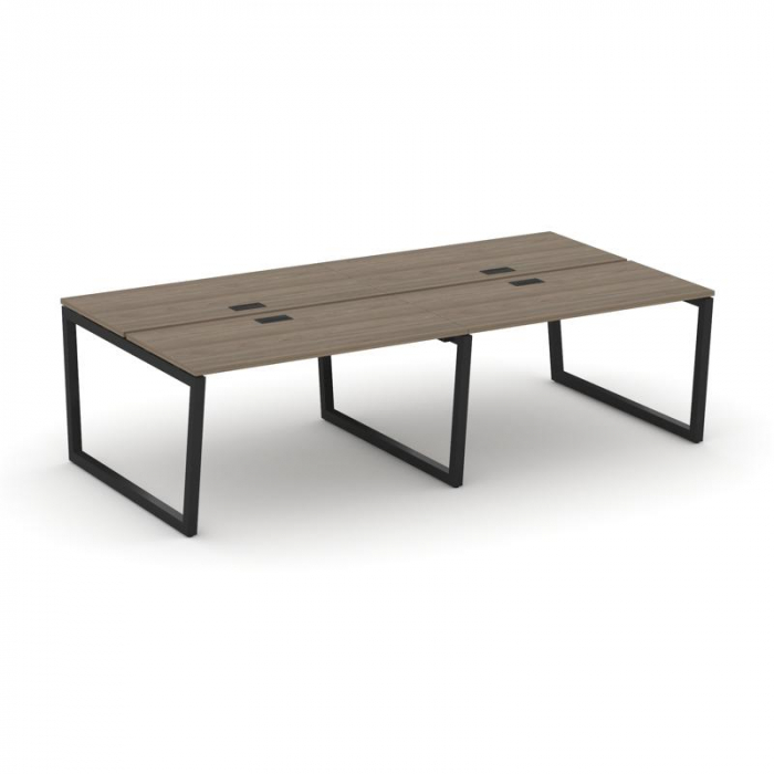 Стайл Проджект Рабочая станция 2-х сторон. SN-5T2.DRS-051 Вяз Благородный/Металл Черный/Заглушка Пла