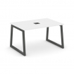 Style Project Стол переговорный SN-5T1.SPRG-001 Белый/Металл Антрацит/Заглушка Металл Антрацит 980*9