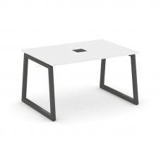 Style Project Стол переговорный SN-5T1.SPRG-001 Белый/Металл Антрацит/Заглушка Металл Антрацит 980*9