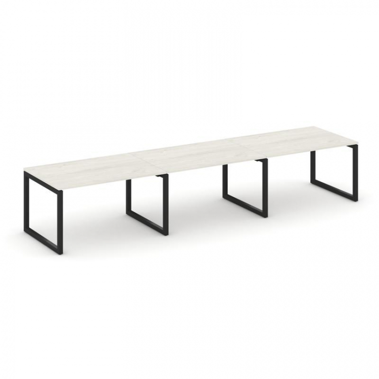 Style Project Стол переговорный SN-5O.SPRG-024.3 Дуб Наварра/Металл Черный 4740*980*750