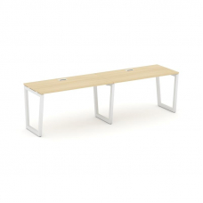 Style Project Рабочая станция 1 сторон. SN-5T2.ORS-012 Акация Лорка/Металл Белый/Заглушка Пластик Бе