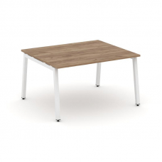 Style Project Стол переговорный SN-5A.SPRG-034.3 Дуб Табак/Металл Белый 1580*1180*750
