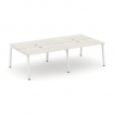 Style Project Рабочая станция 2-х сторон. SN-5A.DRS-044 Дуб Наварра/Металл Белый 3160*1432*750