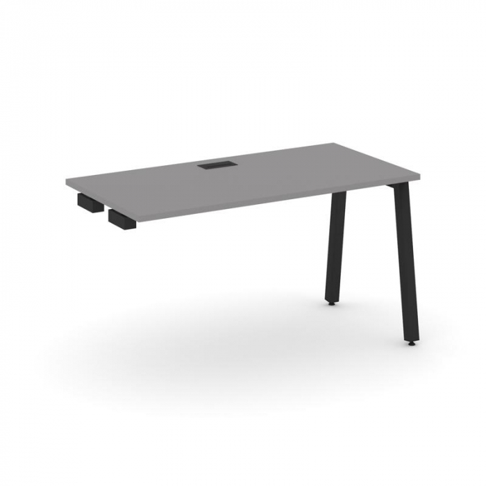 Стайл Проджект Стол приставка к опорным элементам SN-5A.OPRS-003 Серый Пепел/Металл Черный 1380*600*