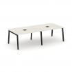 Style Project Стол переговорный SN-5A.SPRG-043 Дуб Наварра/Металл Черный 2760*1180*750