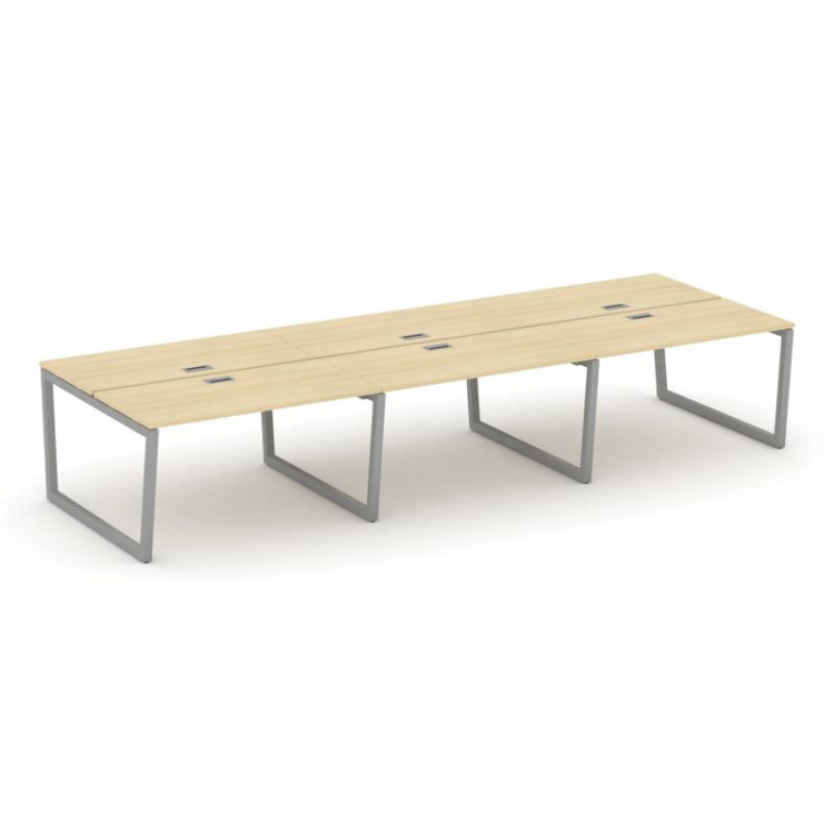 Style Project Рабочая станция 2-х сторон. SN-5T2.DRS-062 Акация Лорка/Металл Серый/Заглушка Пластик