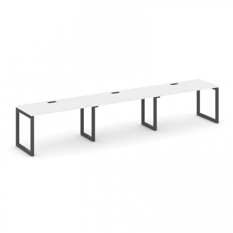 Style Project Рабочая станция 1 сторон. SN-5O.ORS-033 Белый/Металл Антрацит 4140*600*750