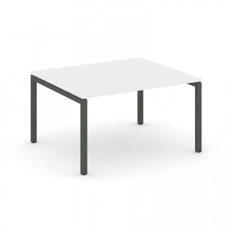 Style Project Стол переговорный SN-5P.SPRG-033.3 Белый/Металл Антрацит 1380*1180*750