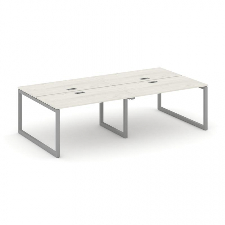 Style Project Рабочая станция 2-х сторон. SN-5O.DRS-041 Дуб Наварра/Металл Серый 1960*1432*750
