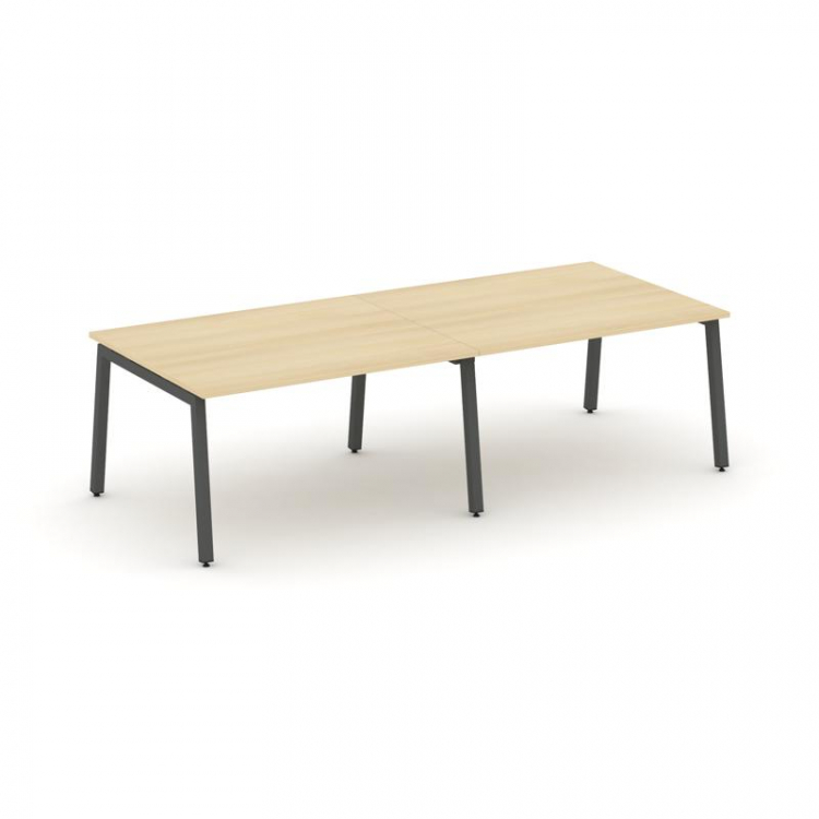 Style Project Стол переговорный SN-5A.SPRG-044.3 Акация Лорка/Металл Антрацит 3160*1180*750