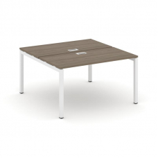 Style Project Рабочая станция 2-х сторон. SN-5P.DRS-014 Вяз Благородный/Металл Белый 1580*1432*750