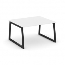 Style Project Стол переговорный SN-5T1.SPRG-032.3 Белый/Металл Черный 1180*1180*750