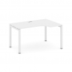 Style Project Стол рабочий эргоном. SN-5P.SPA-022(R) Белый/Металл Белый 1580*800/980*750