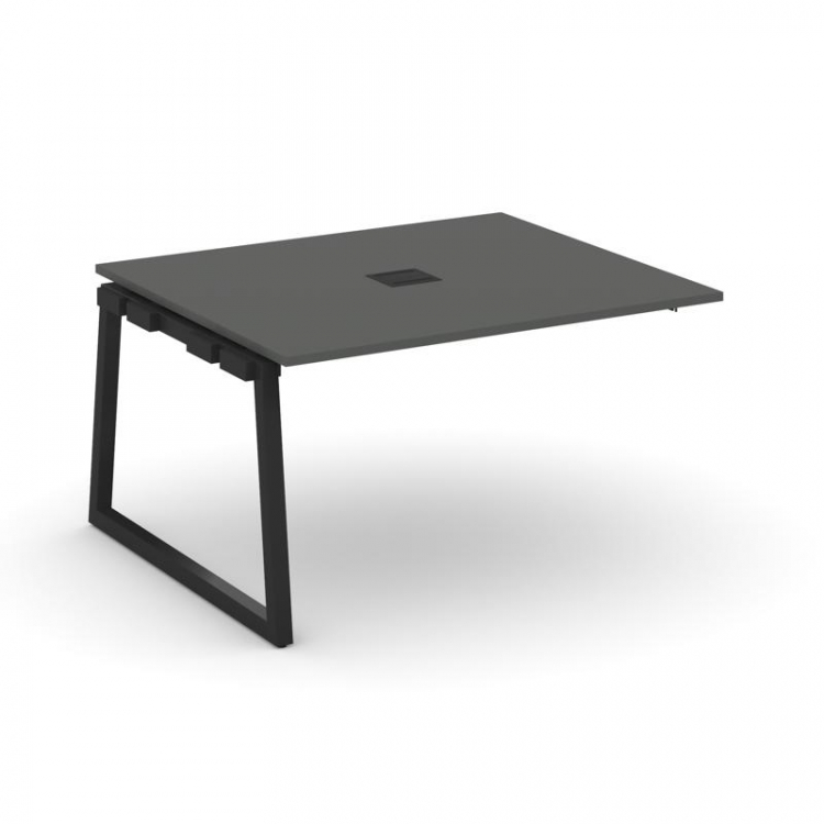 Style Project Проходной наб. элем. перег. стола SN-5T1.NSPRG-032 Антрацит/Металл Черный/Заглушка Мет