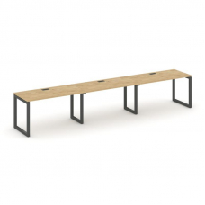 Style Project Рабочая станция 1 сторон. SN-5O.ORS-052 Тиквуд Светлый/Металл Антрацит 3540*800*750