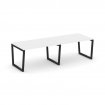 Style Project Стол переговорный SN-5T2.SPRG-013.3 Белый/Металл Черный 2760*980*750