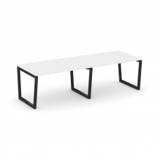 Style Project Стол переговорный SN-5T2.SPRG-013.3 Белый/Металл Черный 2760*980*750