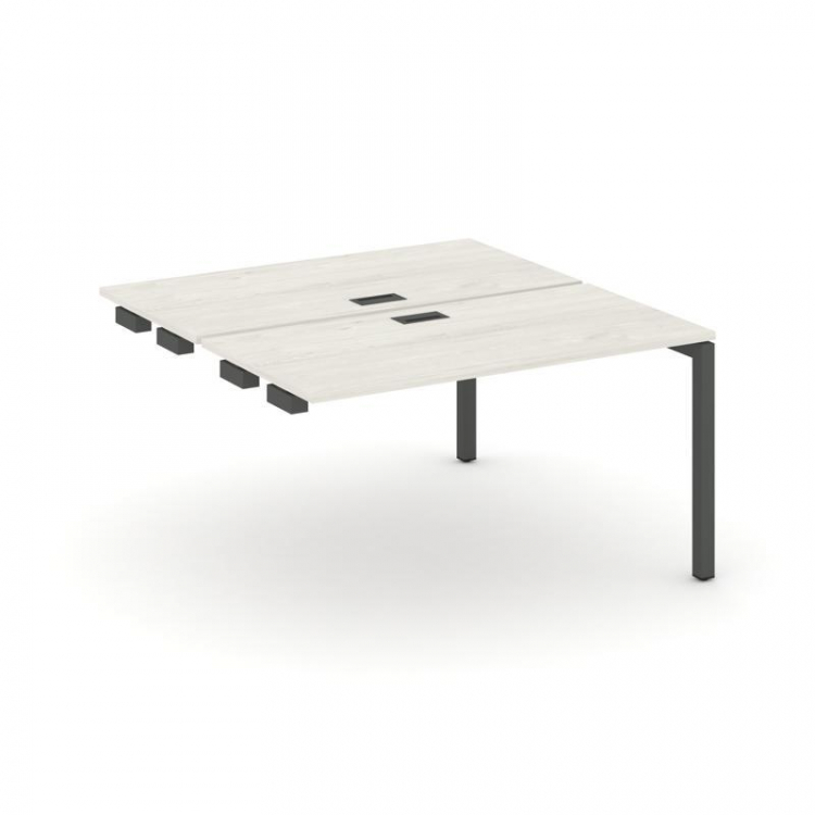 Style Project Стол-приставка к опор. элем. SN-5P.DPRS-003 Дуб Наварра/Металл Антрацит 1380*1232*750