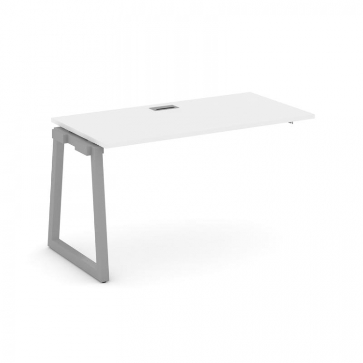 Style Project Проходной наб. элем. SN-5T1.ONRS-021 Белый/Металл Серый/Заглушка Пластик Серебро 980*8