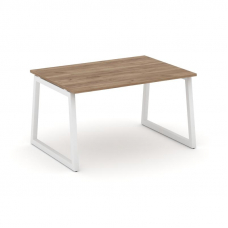 Style Project Стол переговорный SN-5T1.SPRG-004.3 Дуб Табак/Металл Белый 1580*980*750
