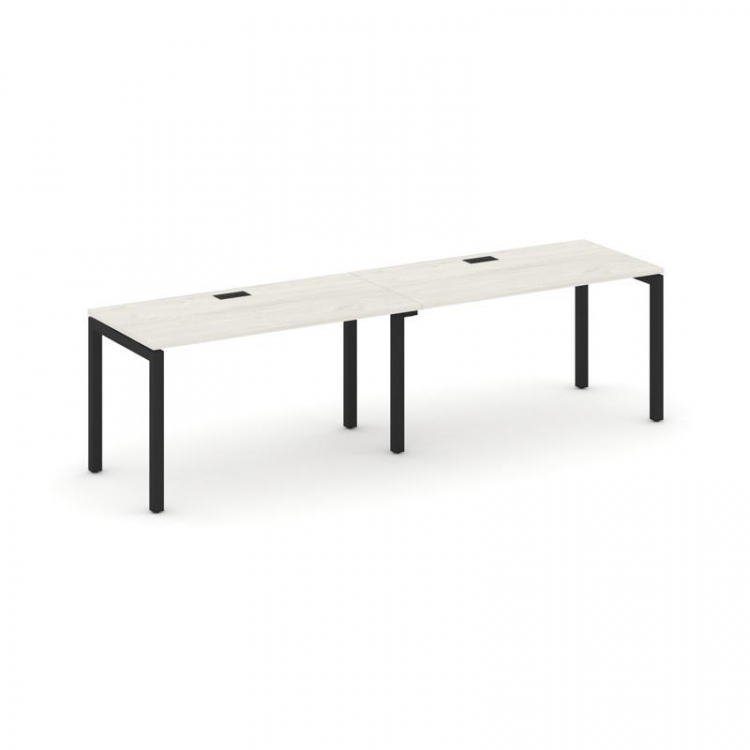 Style Project Рабочая станция 1 сторон. SN-5P.ORS-014 Дуб Наварра/Металл Черный 3160*700*750